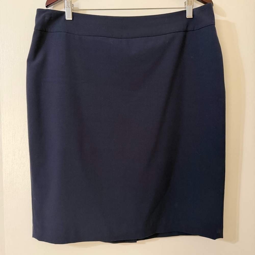 Nine West Navy Suit Pencil Skirt Size 16